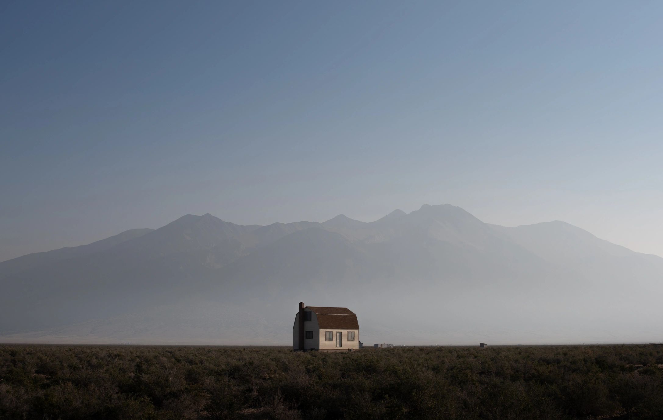 Ranch landscape in the countryside